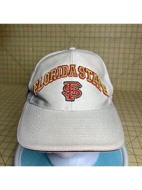 Florida State Seminoles Adjustable Cap Embroidered Logo Maroon/White College Hat